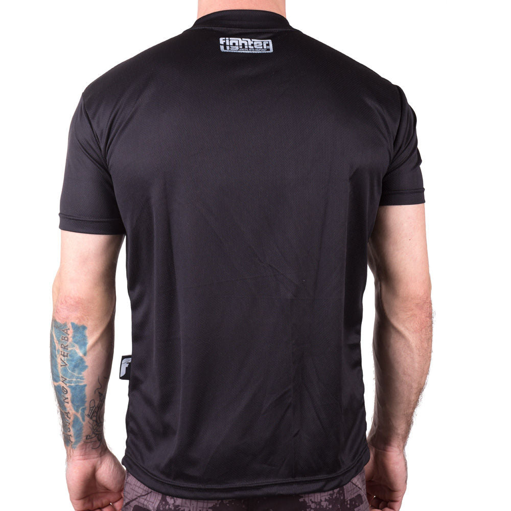 Fighter training T-Shirt - black/white, FTSC-01