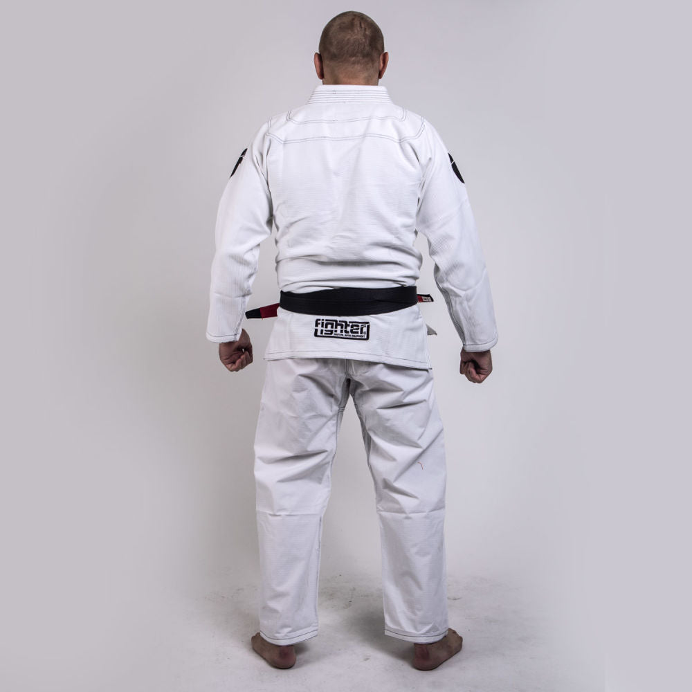 Fighter BJJ Gi Pearl Weave Uniform - white, BJJBW-08