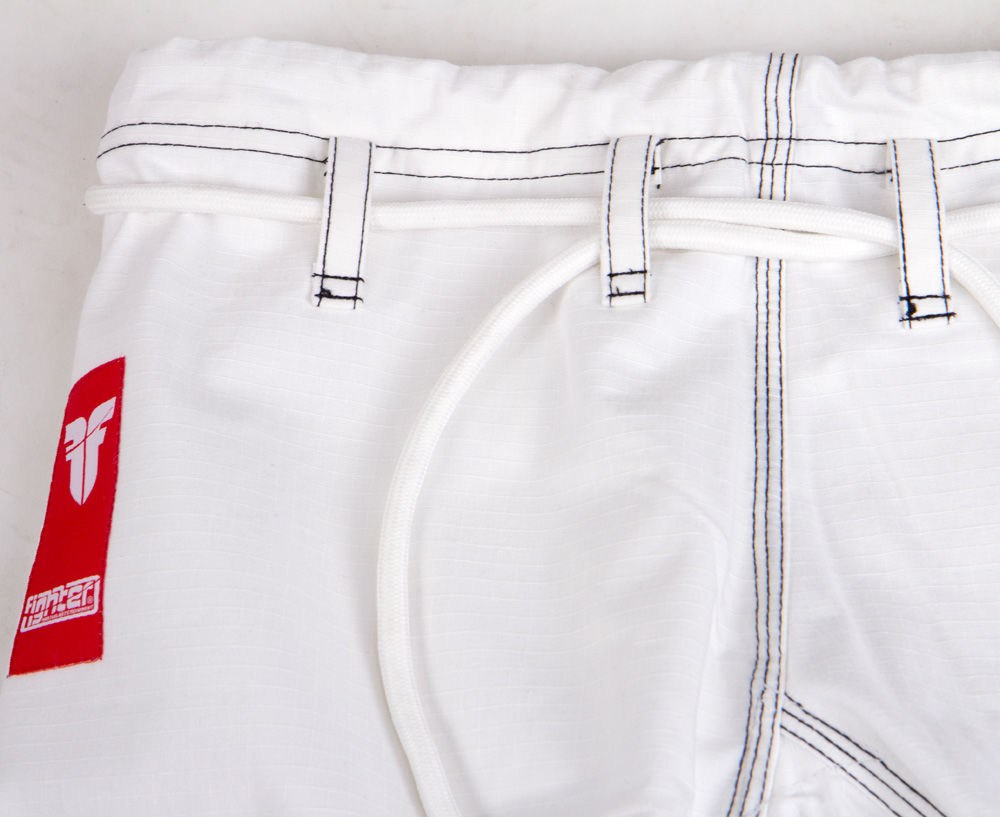 Fighter BJJ Gi Pearl Weave Uniform - white, BJJBW-08