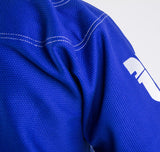 Fighter BJJ Gi Pearl Weave Uniform - blue, BJJBLU-07