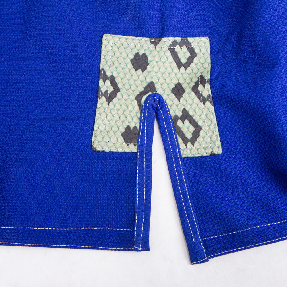 Fighter BJJ Gi Pearl Weave Uniform - blue, BJJBLU-07