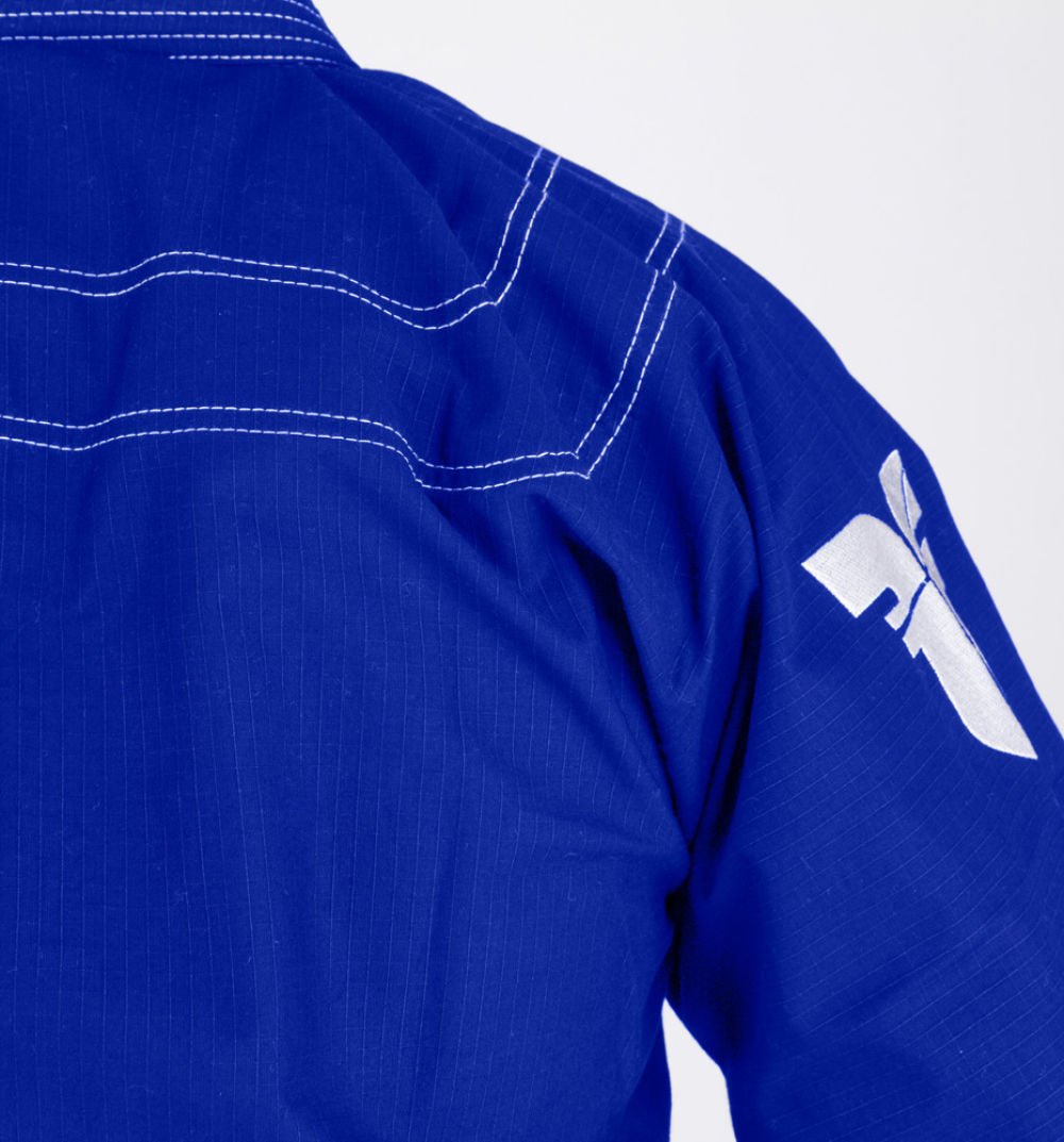 Uniforme de kimono de BJJ Ripstop de combate, azul, BJJBLU-04