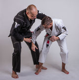 Uniforme de kimono de lucha BJJ Ripstop, color blanco, BJJBW-05