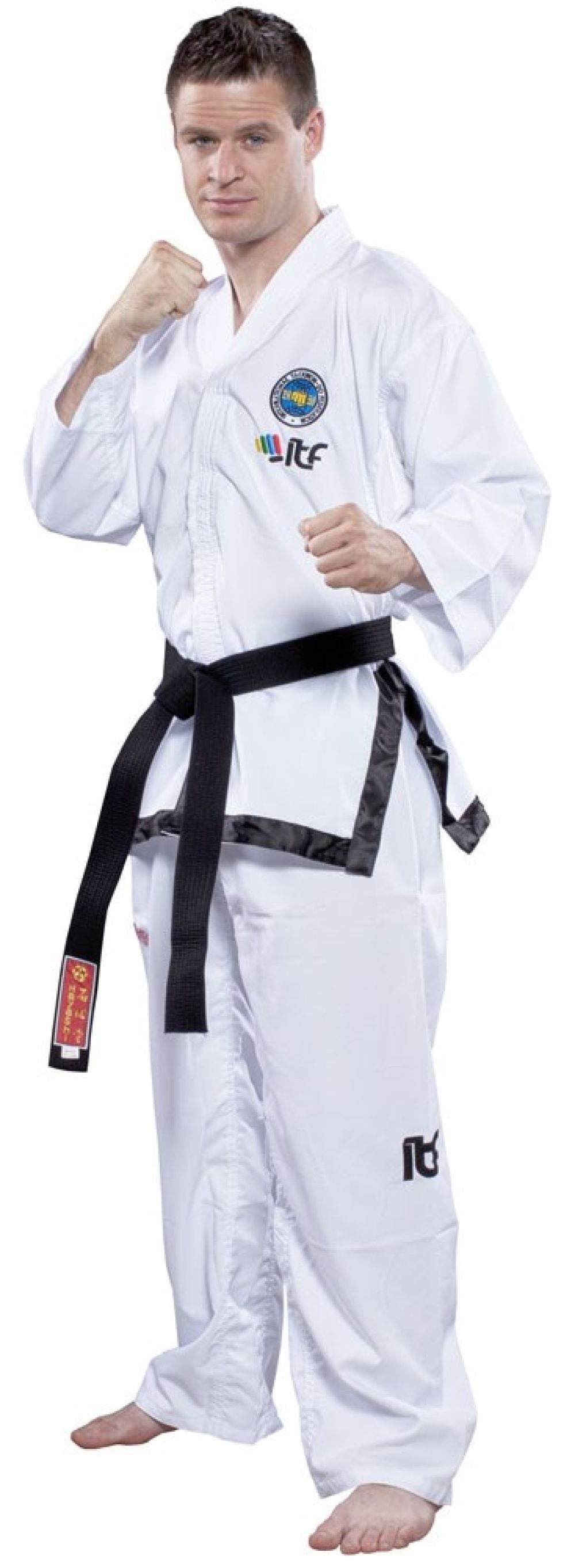 Uniforme de instructor asistente TOP TEN ITF - Dobok Diamond 16771-1 (1.er - 3.er Dan)