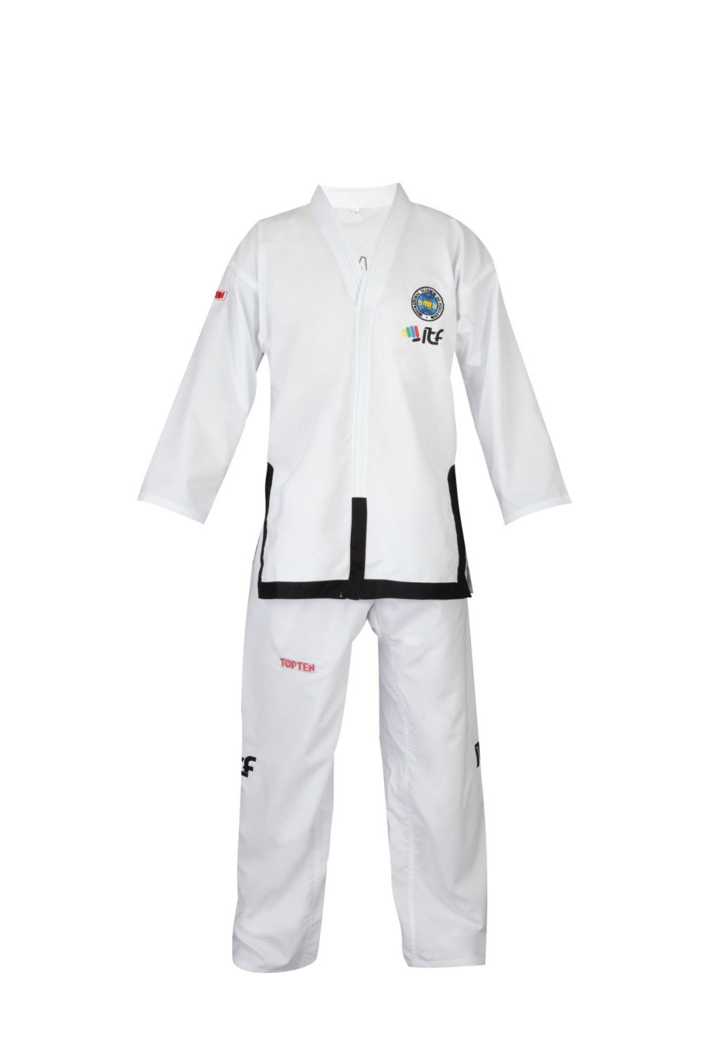 Uniforme de instructor asistente TOP TEN ITF - Dobok Diamond 16771-1 (1.er - 3.er Dan)