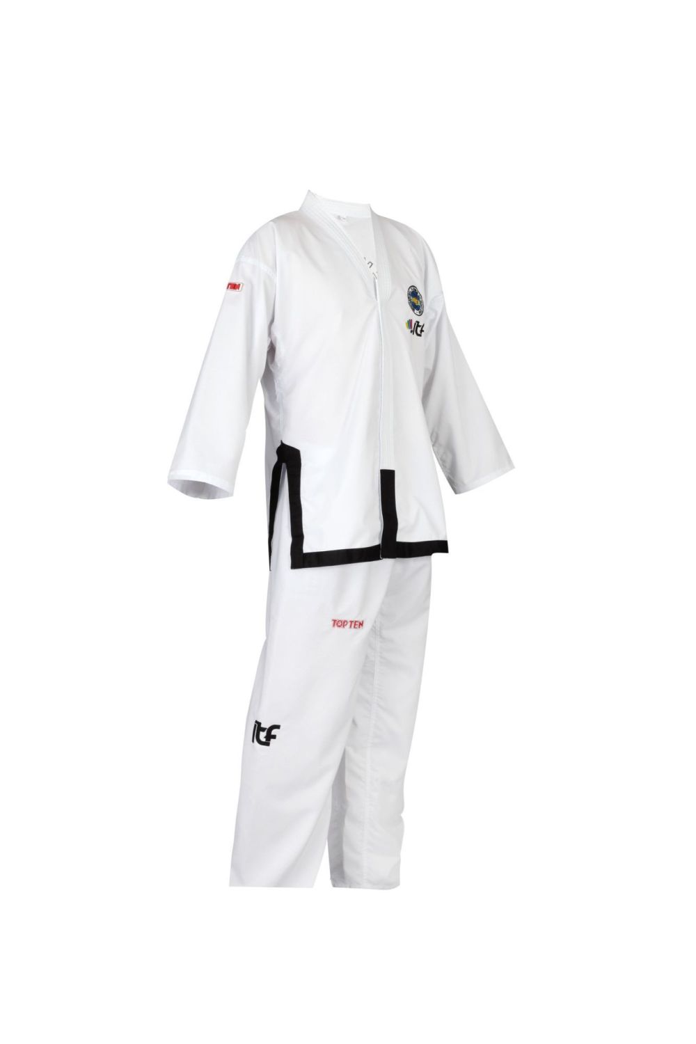 Uniforme de instructor asistente TOP TEN ITF - Dobok Diamond 16771-1 (1.er - 3.er Dan)