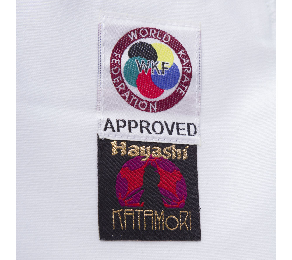 Hayashi WKF Karate-Gi KATAMORI - Blue Embroidery, 0295-4