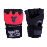 Fighter Strap - Gel Hand-Wraps - black/red, FGW-001BR