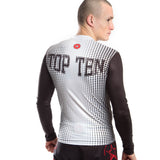 TOP TEN Rashguard Gradient - negro/blanco, 1417-9