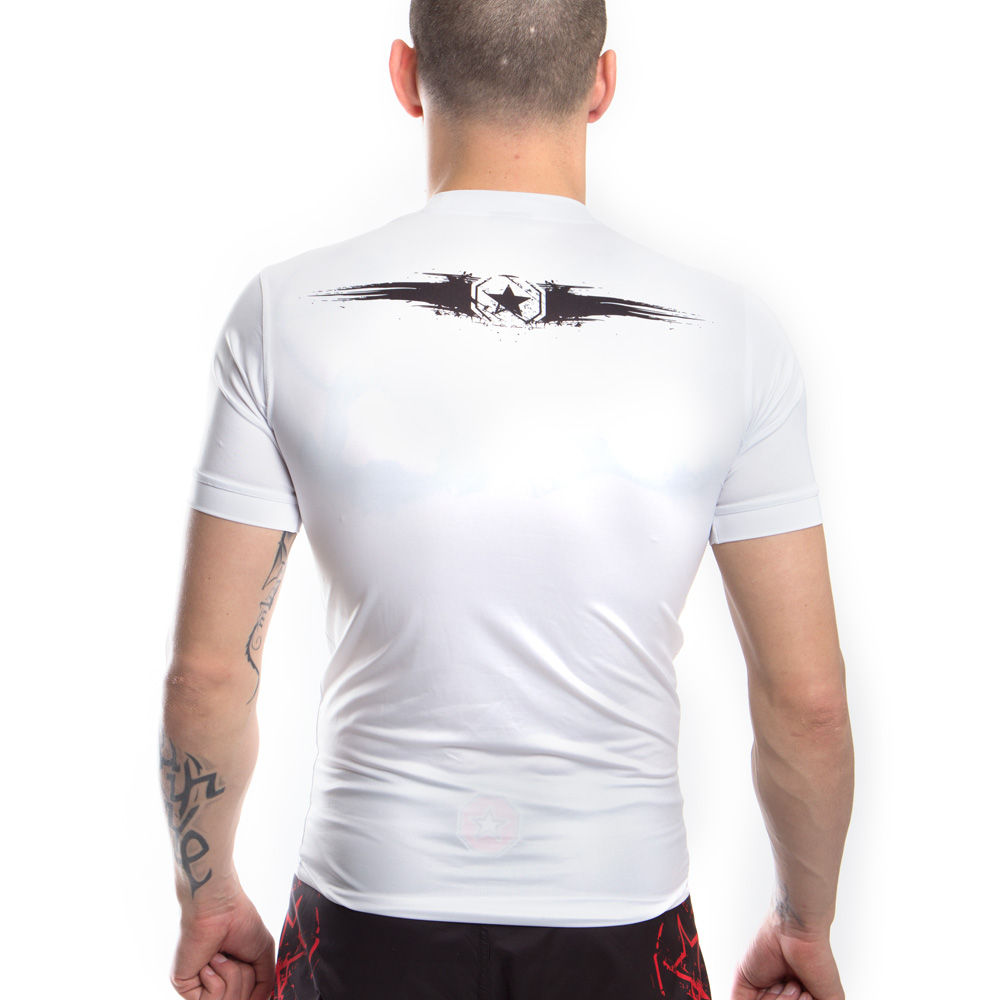 Rashguard Comet - white/black, 1407-1