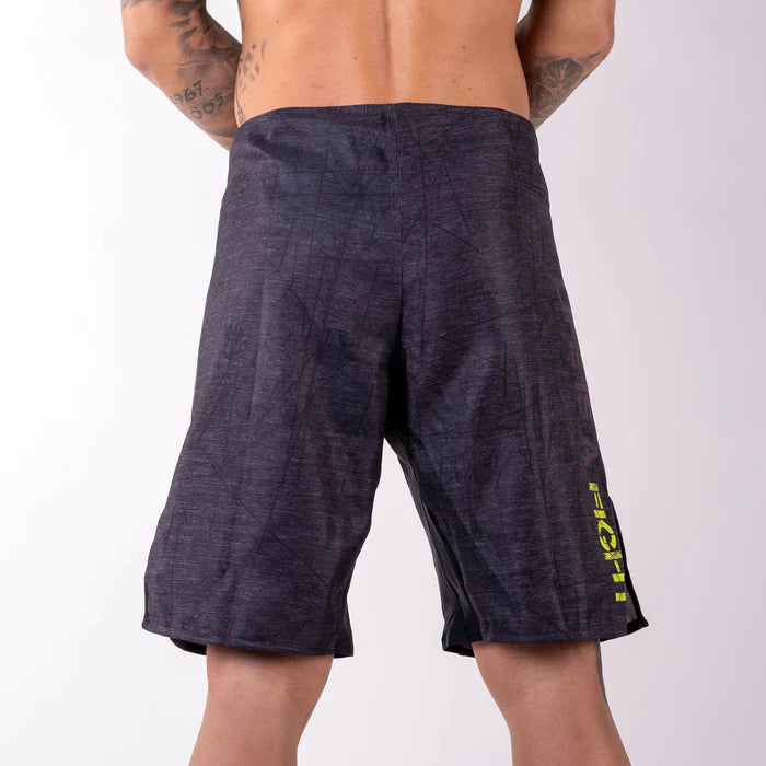 Pantalones cortos de combate MMA - La vida es una pelea - gris, FSHM-12