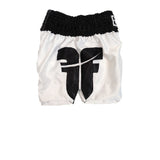 Fighter Thai Shorts - white/black, F010