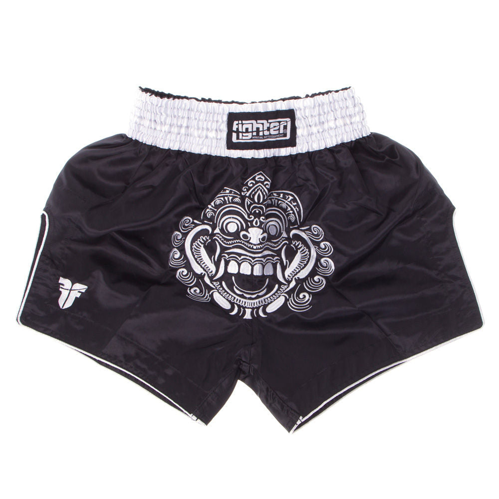 Fighter Thai Shorts FACE - black, F011