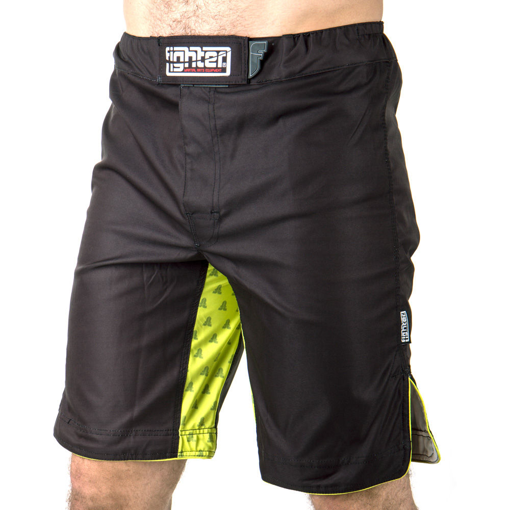 Pantalones cortos de MMA Fighter STRENGTH - negro/verde, FSHM-03