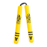 Nunchaku Ninja suave de combate - amarillo