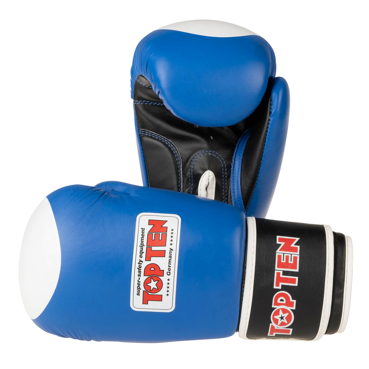 Top Ten Official WAKO Competition Kickboxing Gloves - Blue