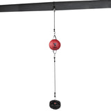 Fighter Punch Ball with Base MF-PRO - red/black