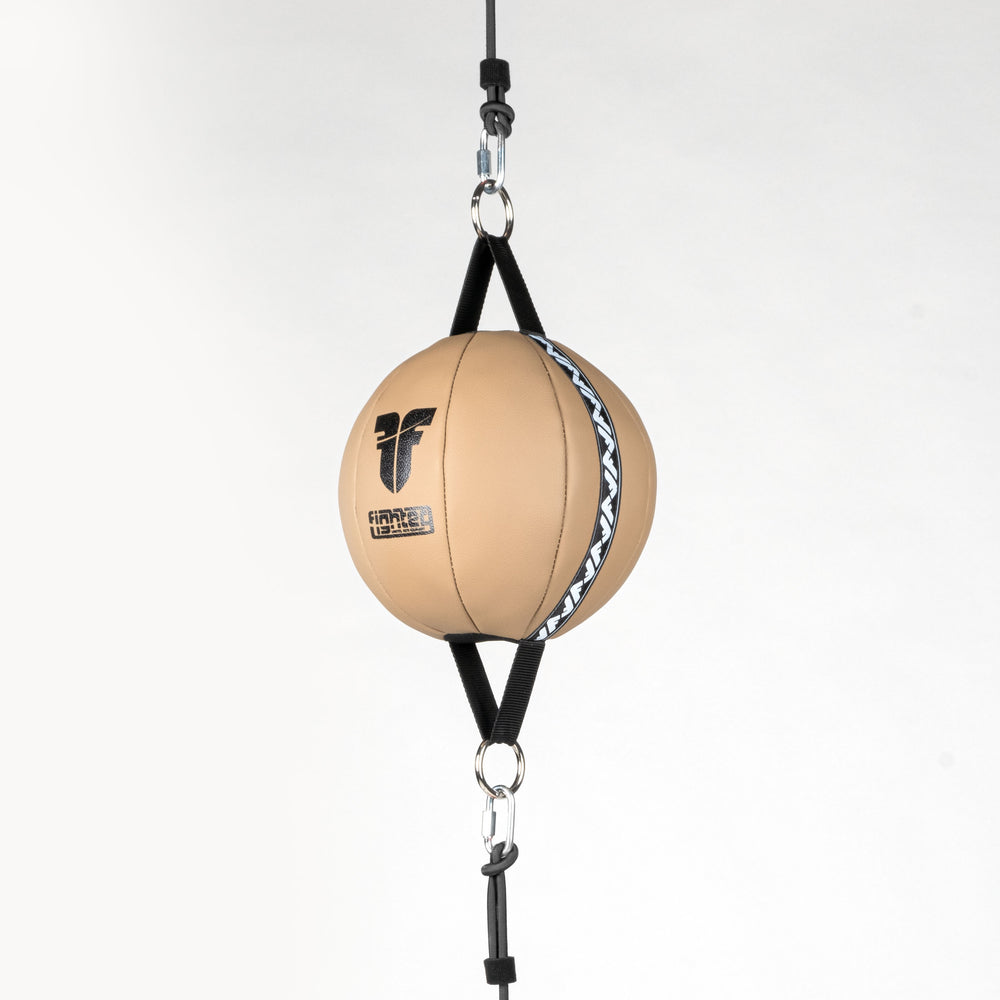 Fighter Punch Ball with Base MF-PRO - beige/black