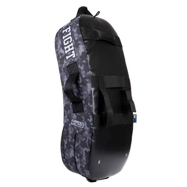 Escudo de patadas de combate - MULTI GRIP - La vida es una pelea - Camuflaje gris, FKSH-29 