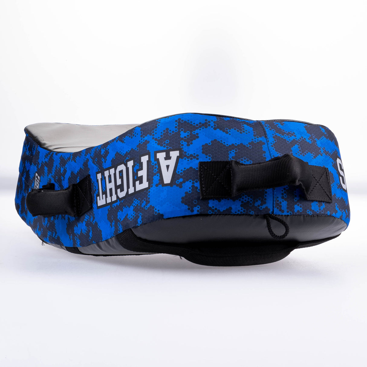 Escudo de patadas de combate - MULTI GRIP - La vida es una pelea - Camuflaje azul, FKSH-28 