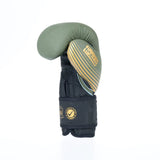 Guantes de boxeo Fighter SPLIT Stripes - caqui/dorado