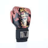 Guantes de boxeo de luchador samurái