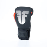 Fighter Boxing Gloves Secure Fit - black/red