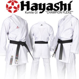 Karate-Gi Hayashi WKF CHAMPION FLEXZ - Blanco/Azul, 043-16