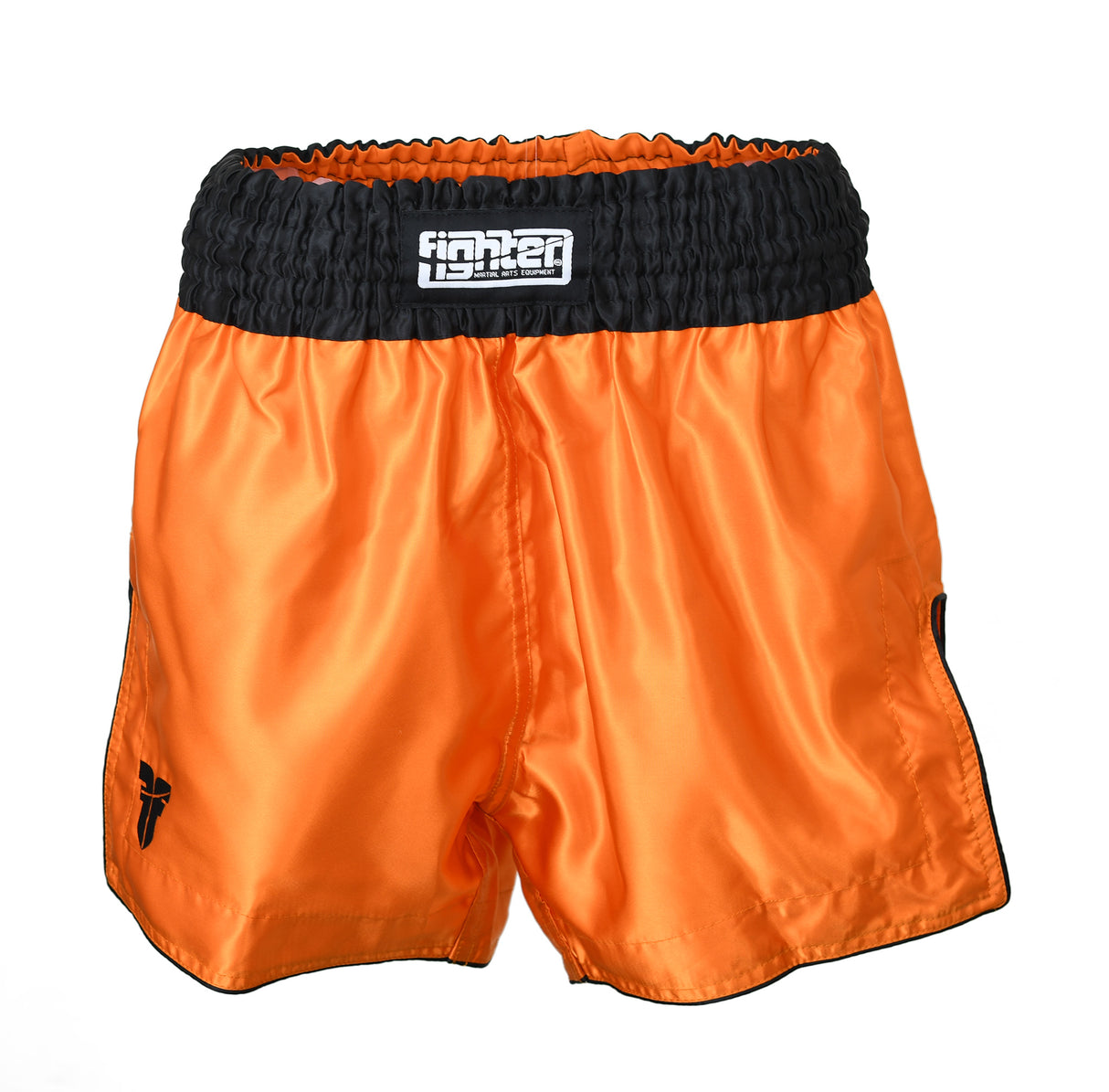 Fighter Thai Shorts Bangkok Plain - orange/black, FP07