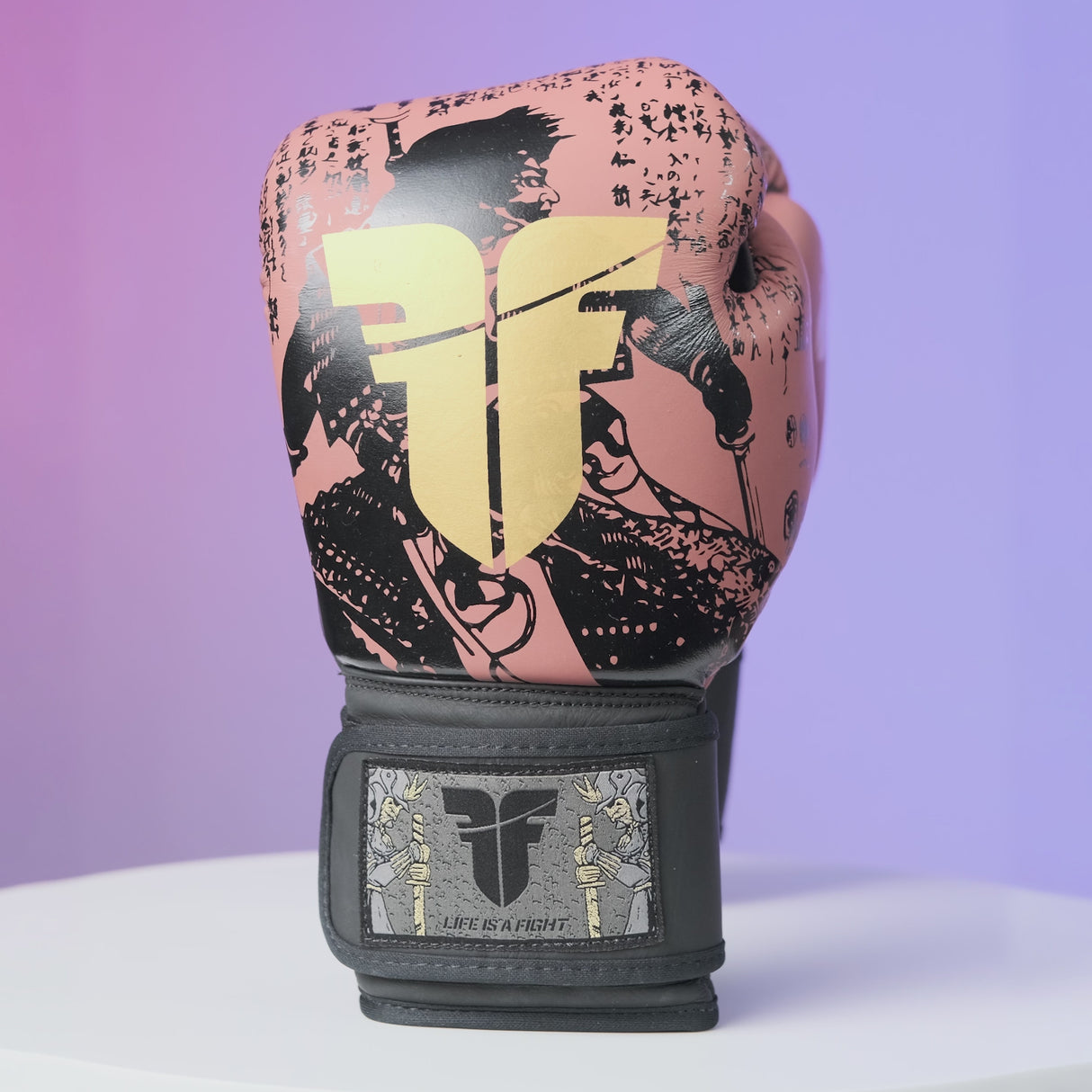 Guantes de boxeo de luchador samurái