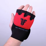 Fighter Strap - Gel Hand-Wraps - black/red, FGW-001BR