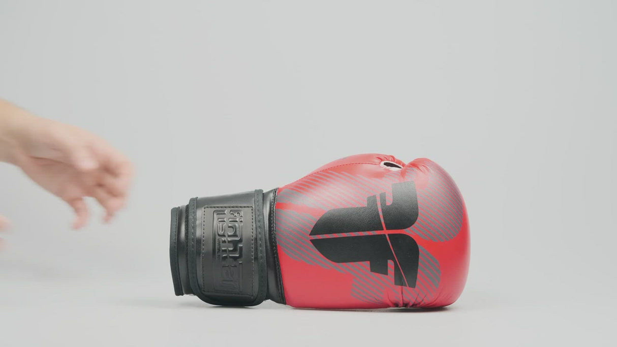 Guantes de boxeo Fighter SPEED - rojo/negro