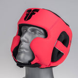 Casco de combate para sparring, color rosa