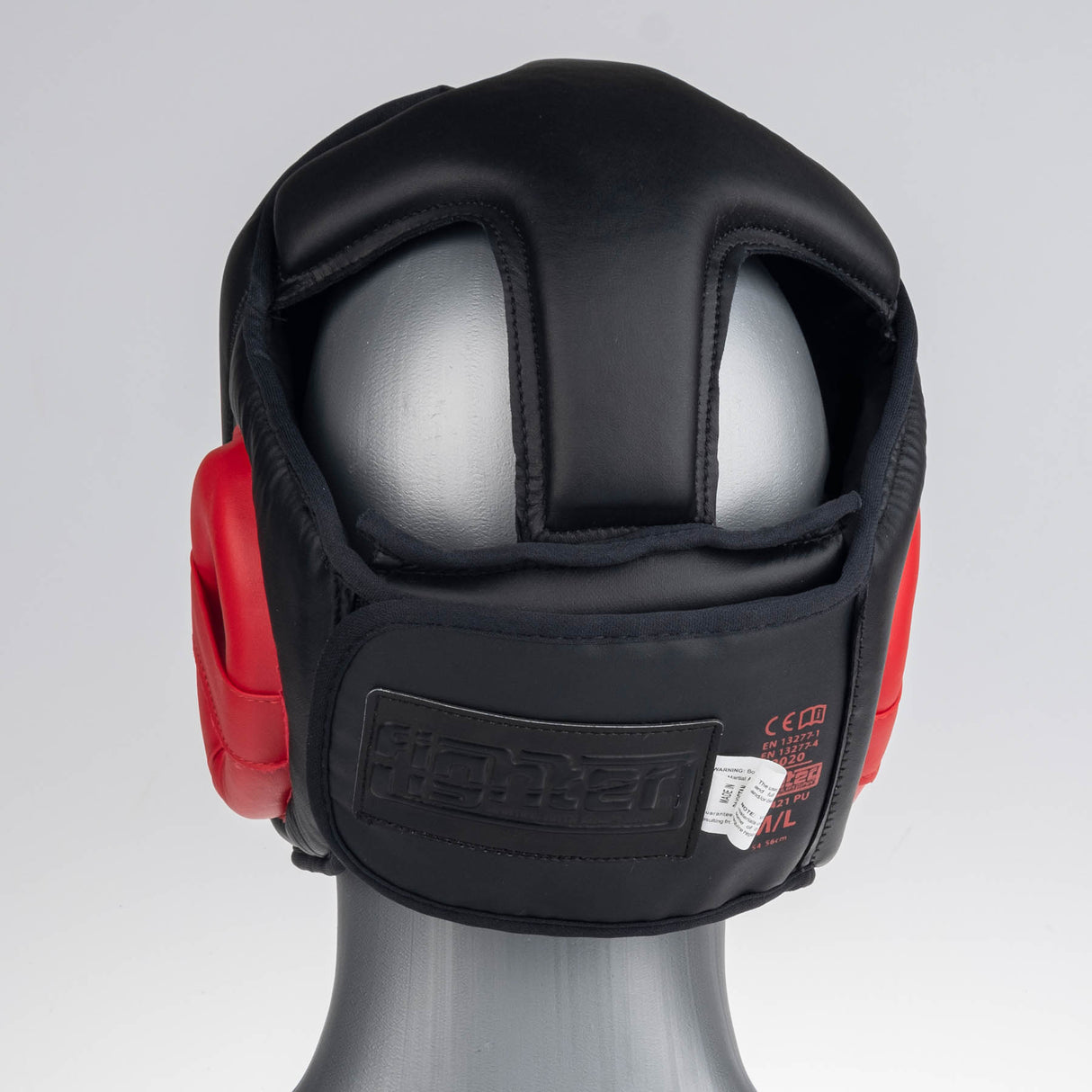 Headguard Fighter Sparring - black/red