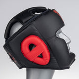 Headguard Fighter Sparring - black/red