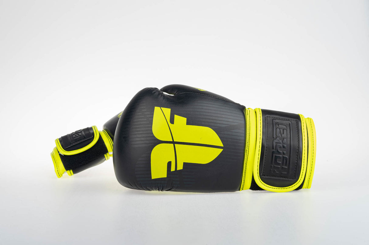 Guantes de boxeo Fighter SPEED - negro/amarillo - TH1612PUBNY