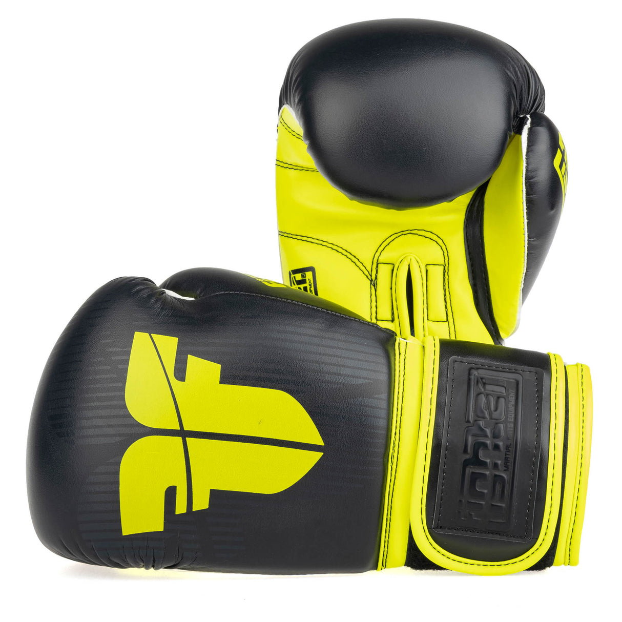 Guantes de boxeo Fighter SPEED - negro/amarillo - TH1612PUBNY