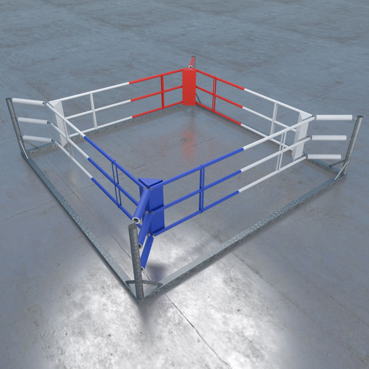 FIGHTER Free-Standing Boxing Ring - steel, 905-0000