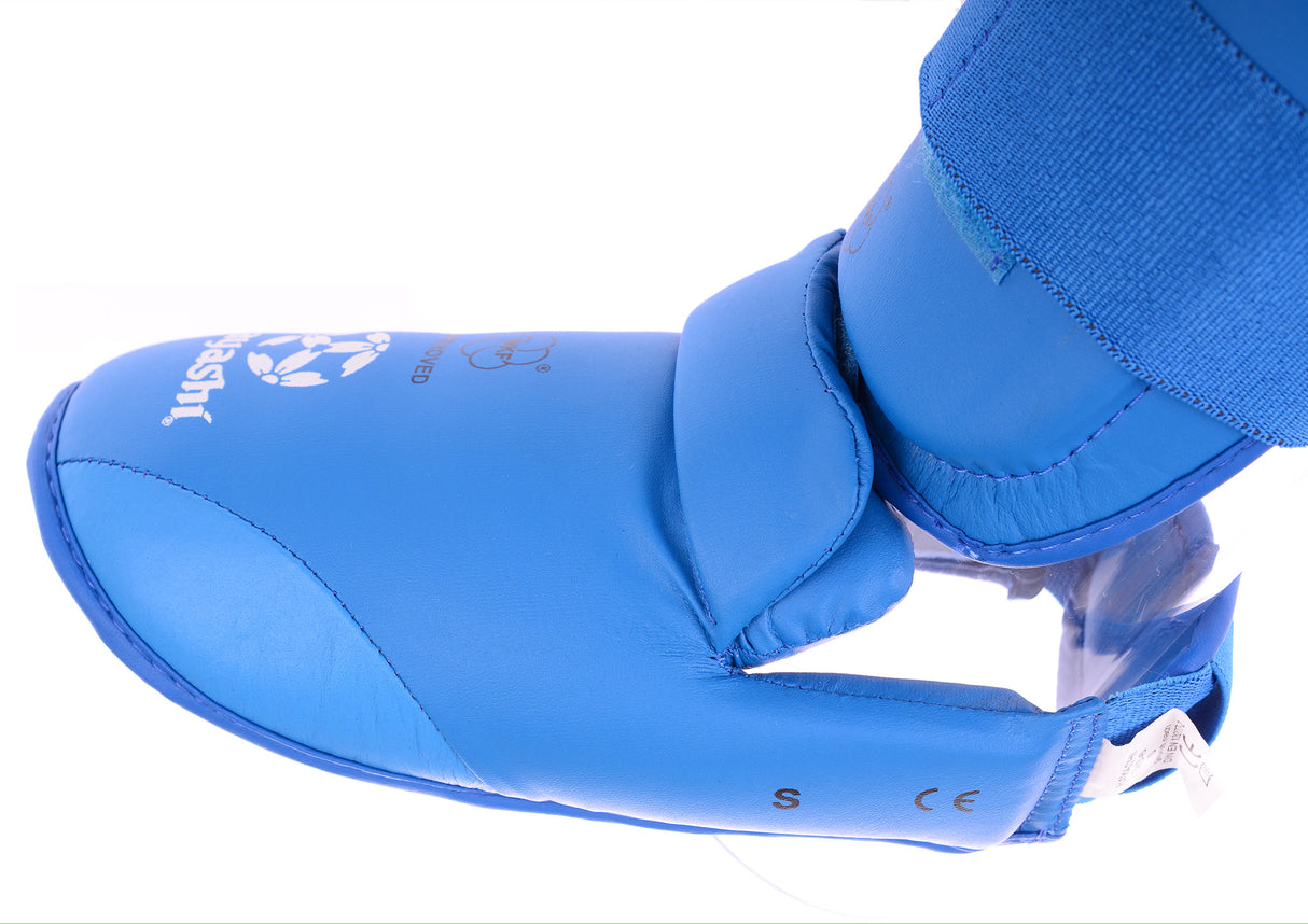 Hayashi WKF Foot and shin protection - Blue, 343-6