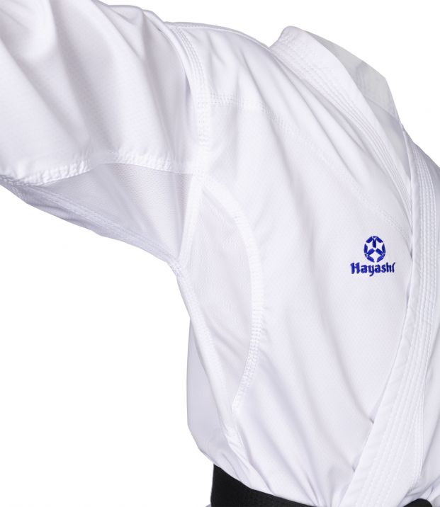 Hayashi WKF Karate-Gi CHAMPION FLEXZ - White/Blue, 043-16