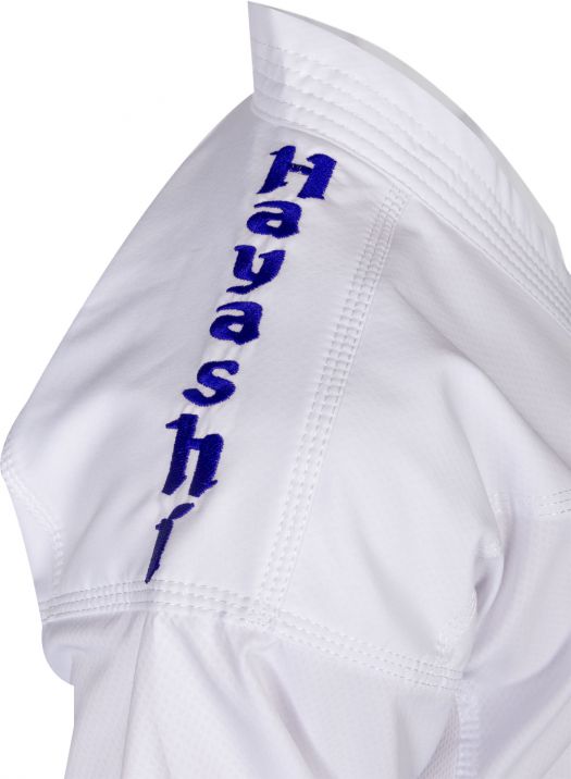 Hayashi WKF Karate-Gi CHAMPION FLEXZ - White/Blue, 043-16