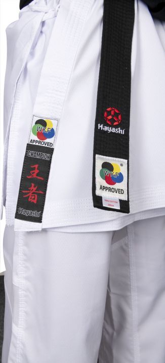 Hayashi WKF Karate-Gi CHAMPION FLEXZ - White/Blue, 043-16