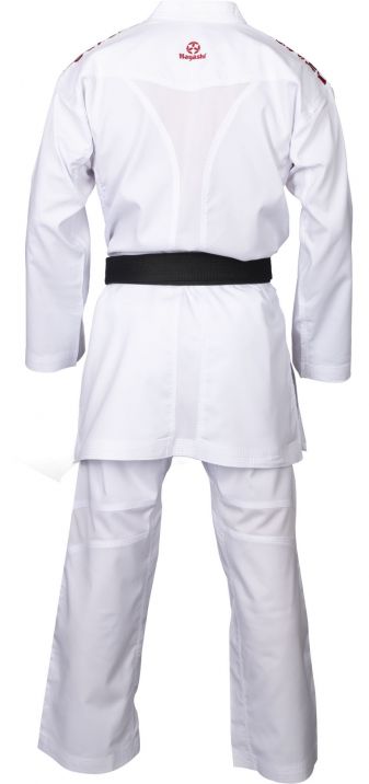 Hayashi WKF Karate-Gi CHAMPION FLEXZ - White/Red, 043-14