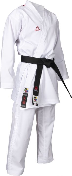 Hayashi WKF Karate-Gi CHAMPION FLEXZ - White/Red, 043-14