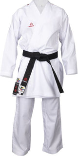 Hayashi WKF Karate-Gi CHAMPION FLEXZ - White/Red, 043-14