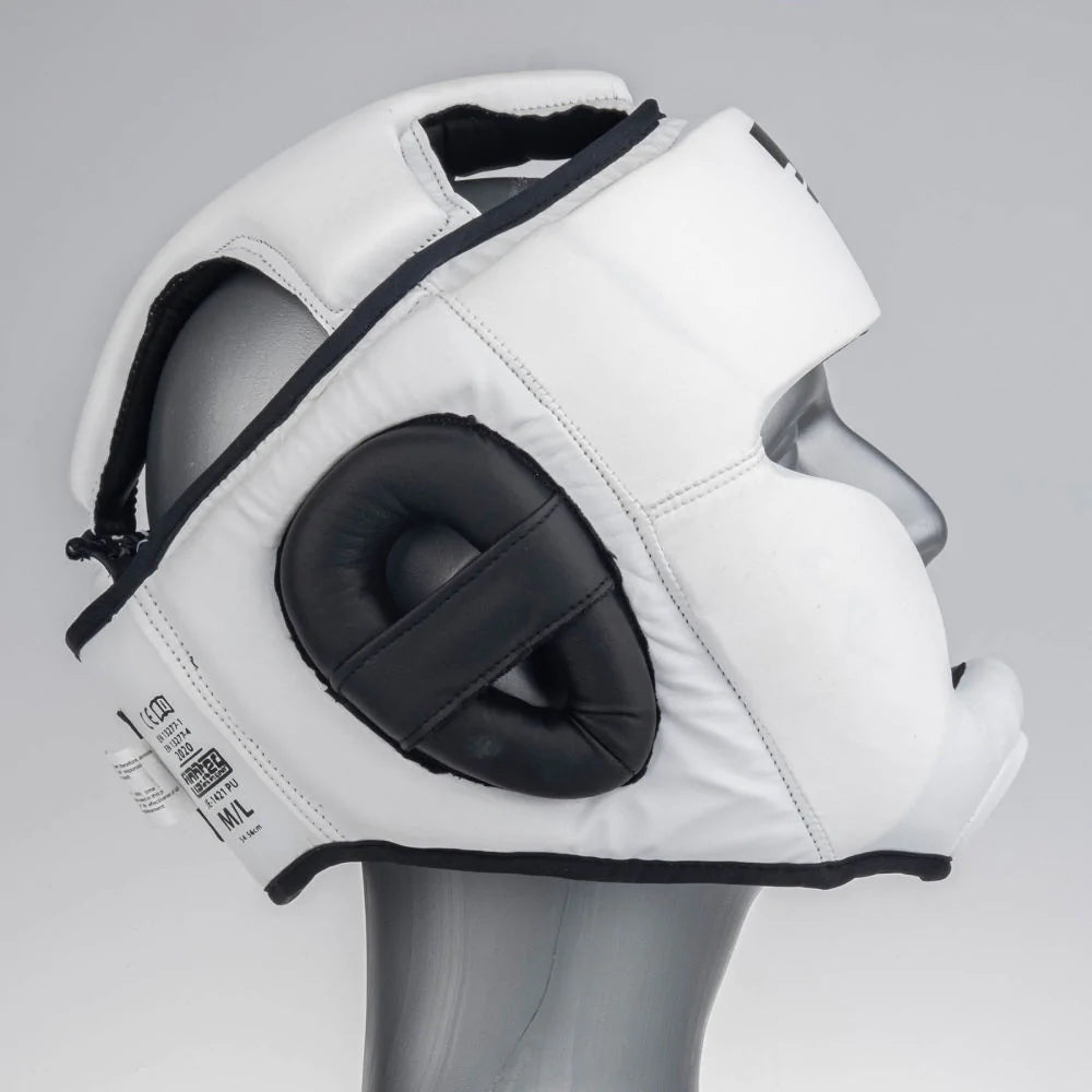 Headguard Fighter Sparring Pro - white, JE1421PUWHT