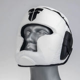 Headguard Fighter Sparring Pro - white, JE1421PUWHT