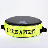 Fighter Round Shield - Life Is A Fight - neon Camo, FKSH-38