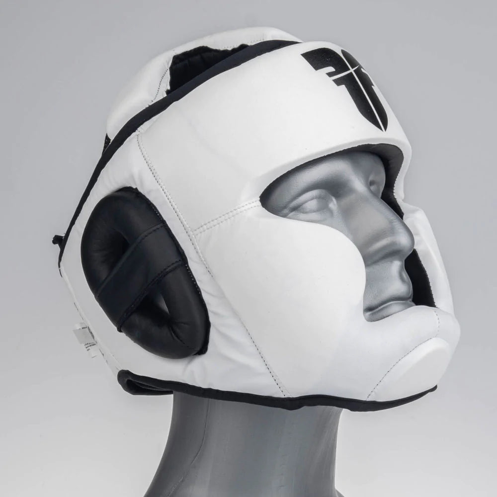 Headguard Fighter Sparring Pro - white, JE1421PUWHT