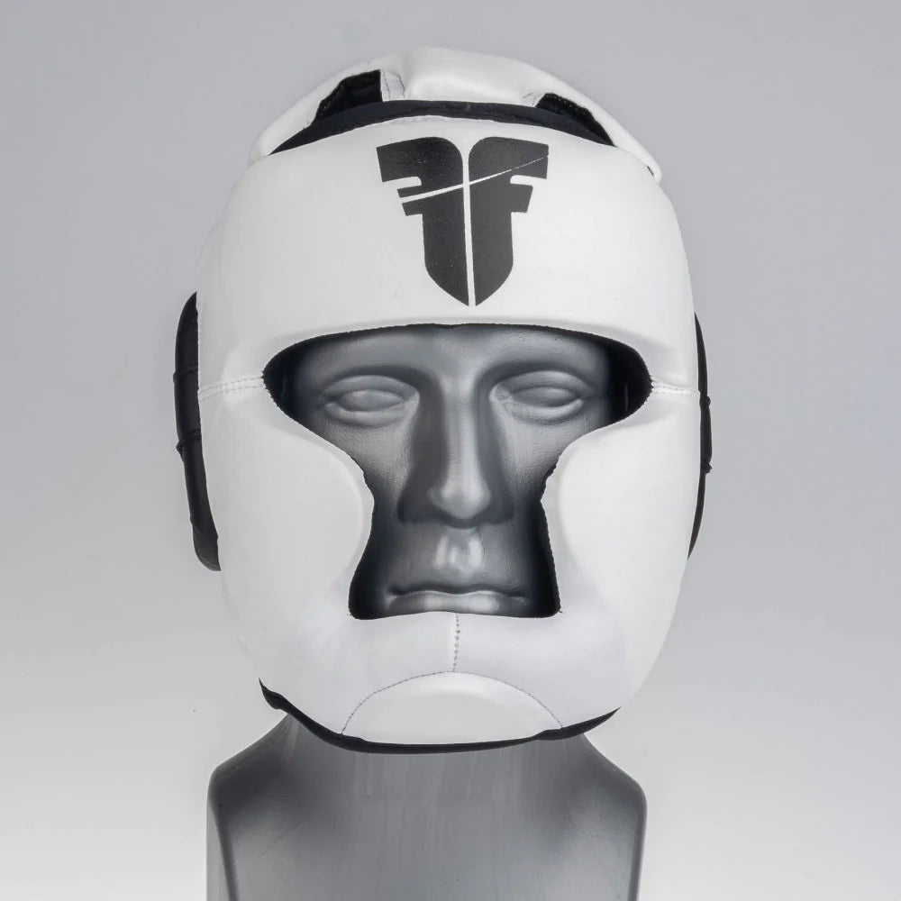 Headguard Fighter Sparring Pro - white, JE1421PUWHT